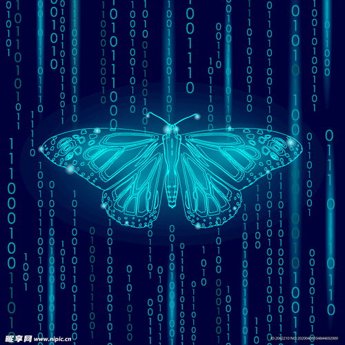 超強(qiáng)科技感蝴蝶背景板設(shè)計(jì)圖